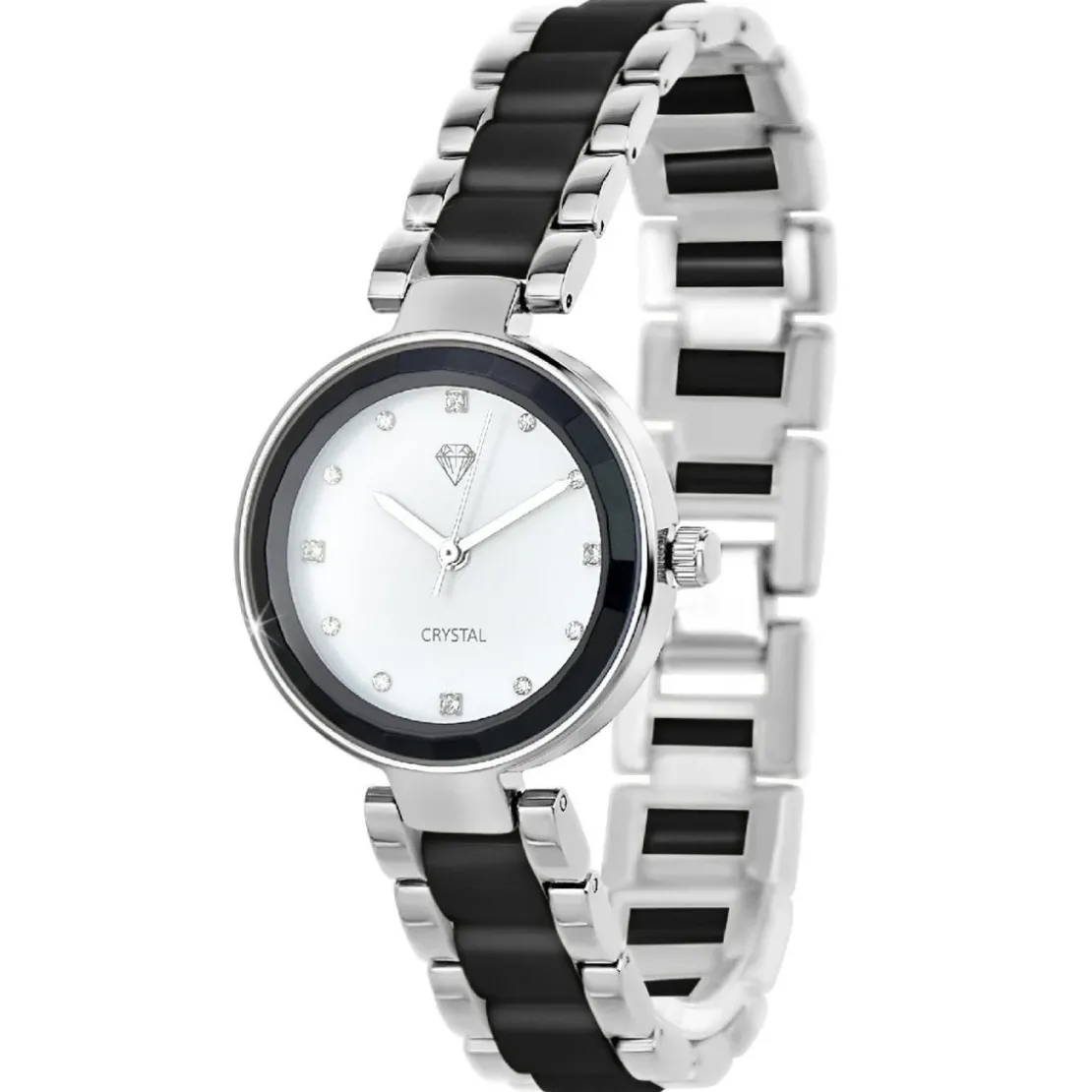 So Charm MontresMontre So Charm Noir Femme MF528-ARGENT-NFB