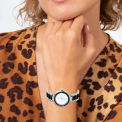 So Charm MontresMontre So Charm Noir Femme MF528-ARGENT-NFB