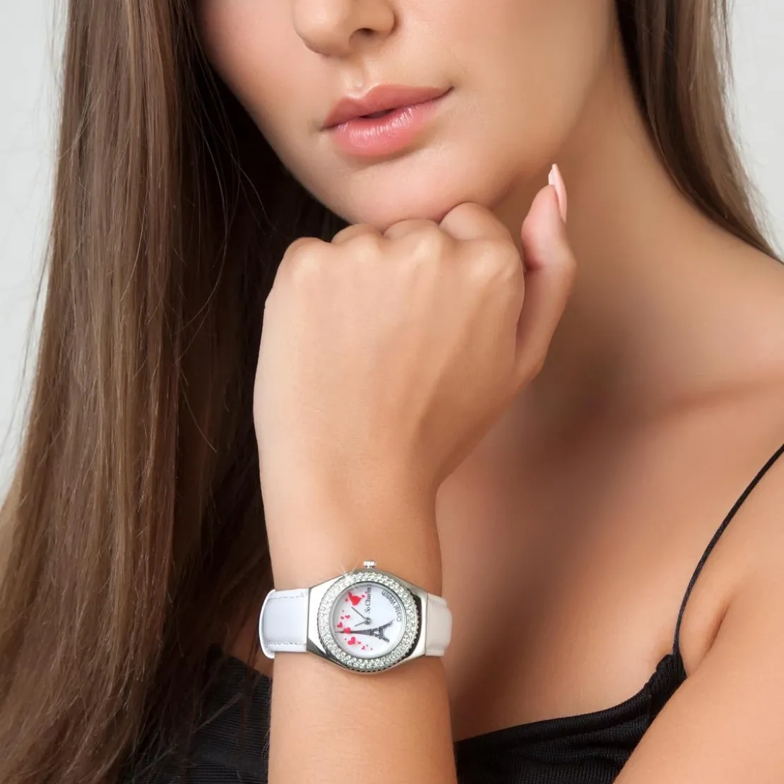 So Charm MontresMontre So Charm Montres MF316-COEURS-TE-BLANC - MontreFemme