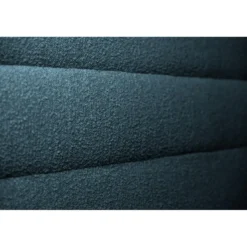 Sommeil de PlombLit coffre avec tête de lit lignes Bouclette Bleu
