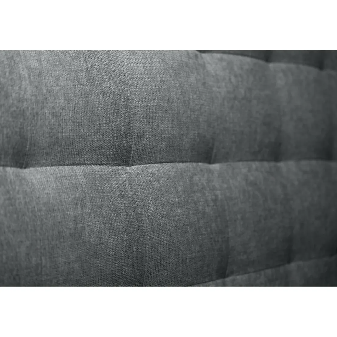 Sommeil de PlombLit coffre avec tête de lit capitonnee Tissu Gris anthracite