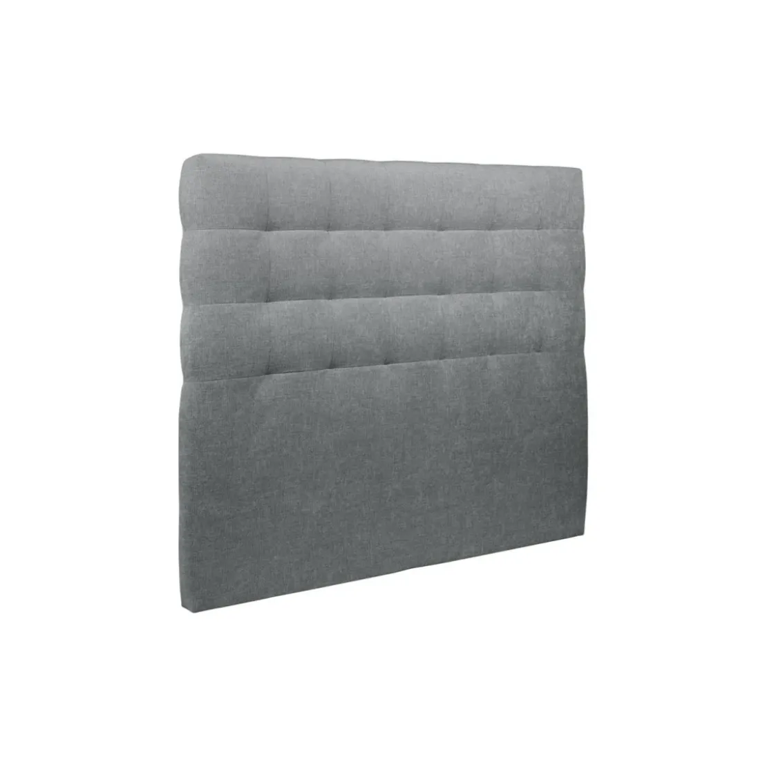 Sommeil de PlombLit coffre avec tête de lit capitonnee Tissu Gris anthracite