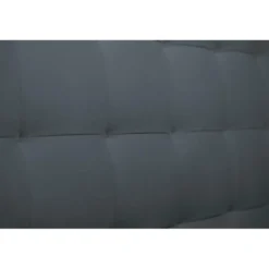 Sommeil de PlombLit coffre avec tête de lit capitonnee Velours Gris anthracite