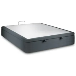 Sommeil de PlombSommier Coffre Velours Gris anthracite