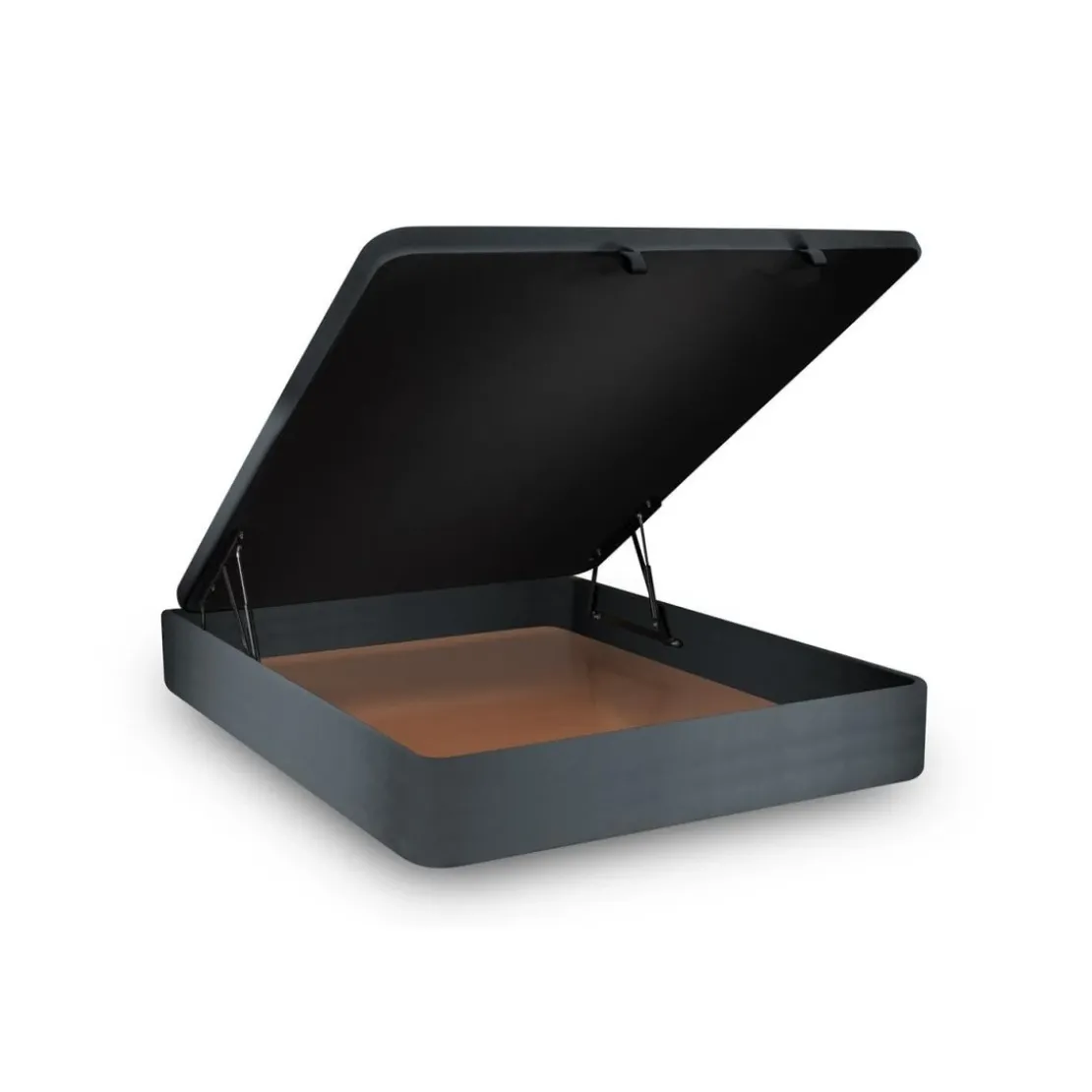 Sommeil de PlombSommier Coffre Velours Gris anthracite