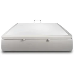 Sommeil de PlombSommier Coffre Velours Gris clair