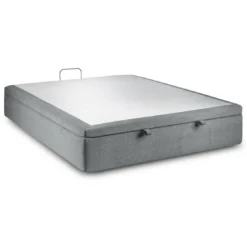 Sommeil de PlombSommier Coffre Tissu Gris anthracite