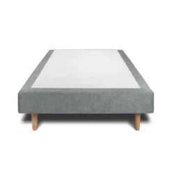 Sommeil de PlombSommier Tapissier Tissu Gris anthracite H35cm