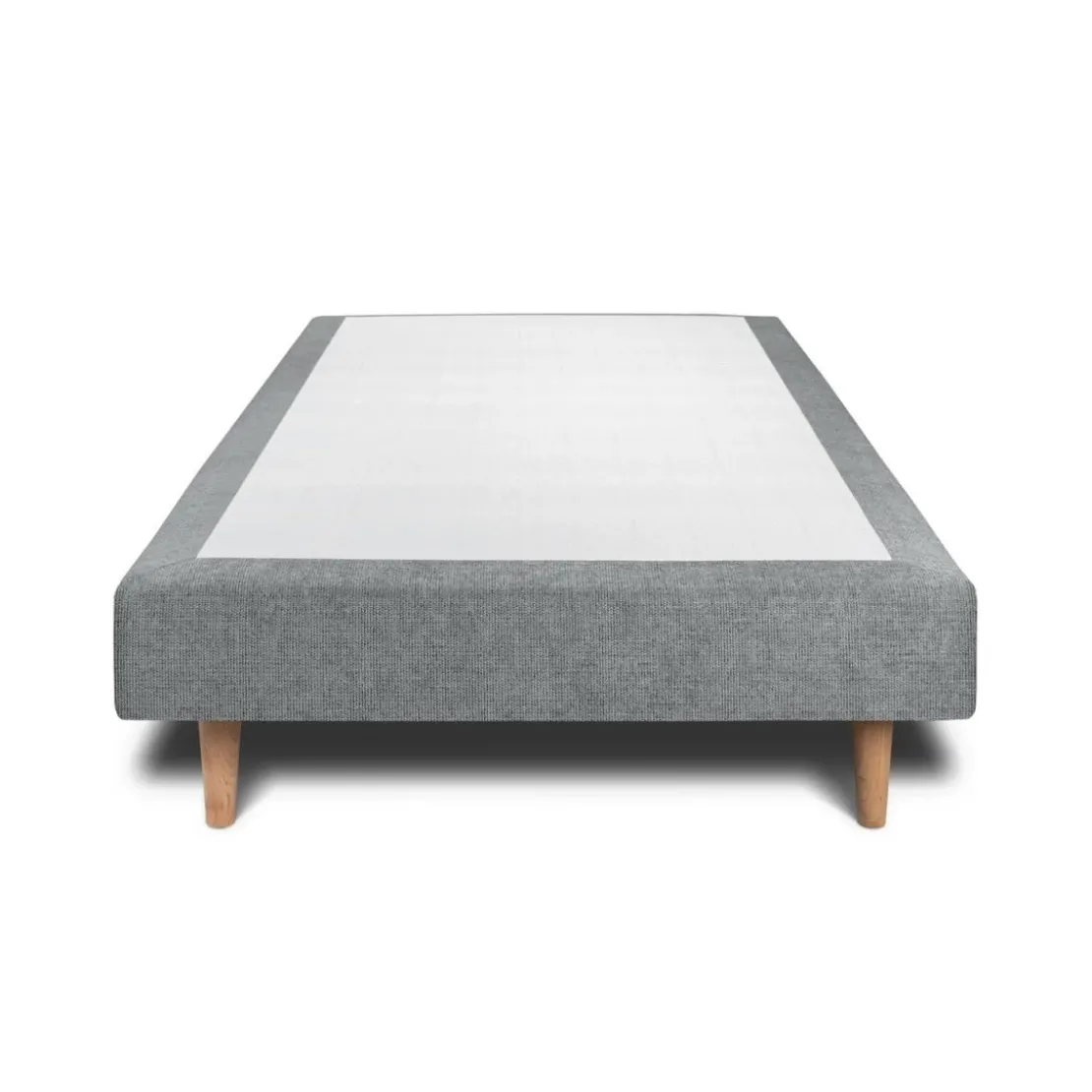 Sommeil de PlombSommier Tapissier Tissu Gris anthracite H35cm