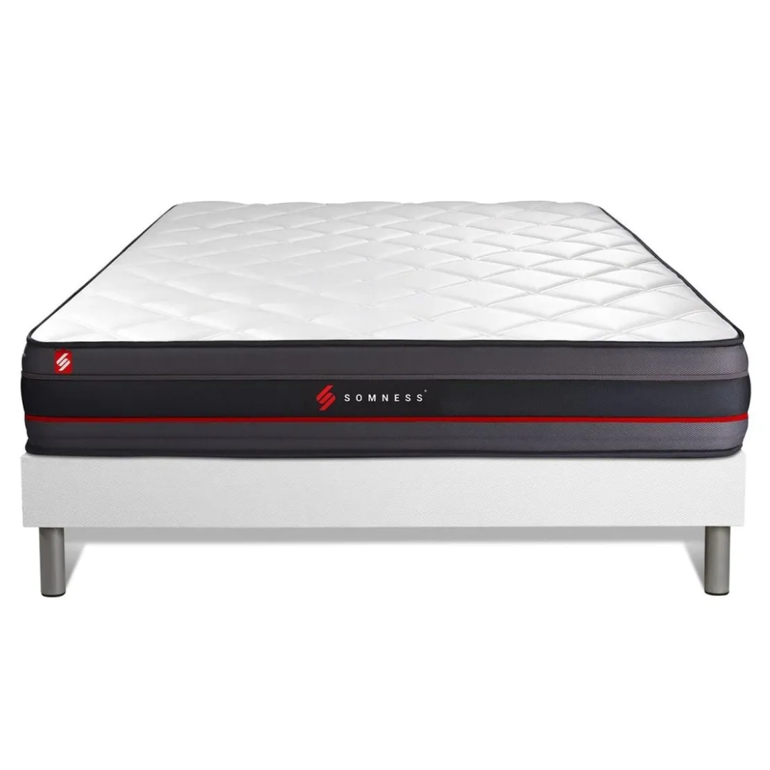 SomnessEnsemble sommier matelas REGEN a memoire de forme