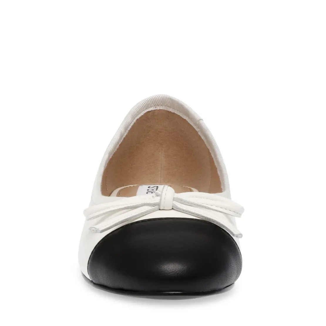 Steve MaddenBallerine en cuir blanc Ellison