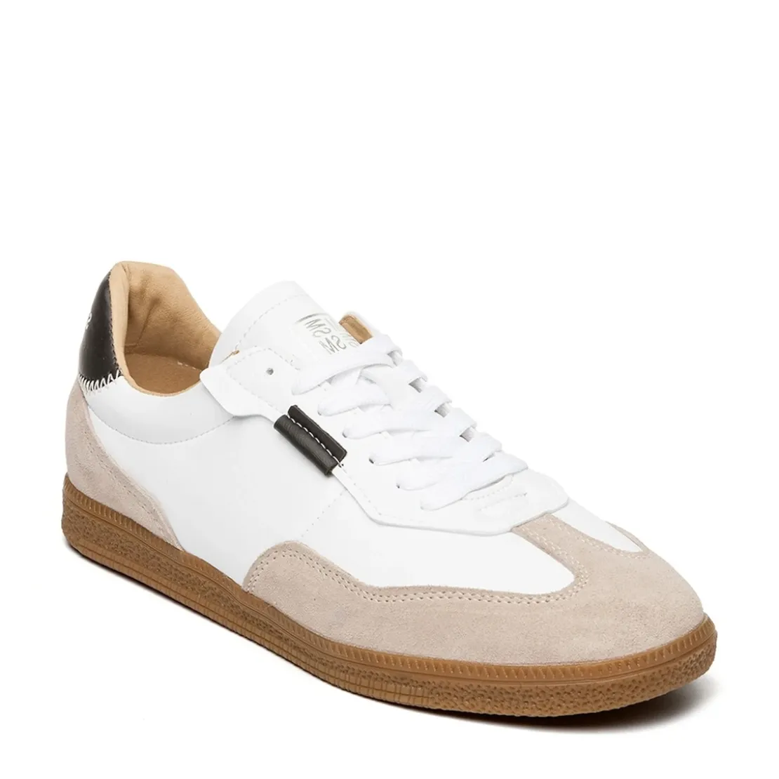 Steve MaddenBasket Femme Blanc Mat en cuir