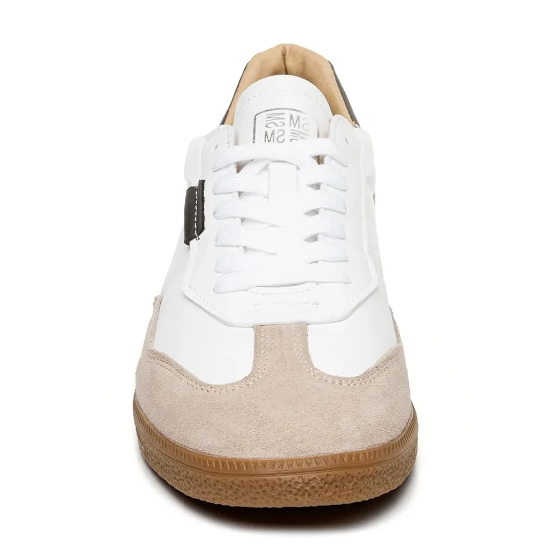 Steve MaddenBasket Femme Blanc Mat en cuir