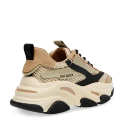 Steve MaddenBaskets synthétique kaki/blanc POSSESSION-E