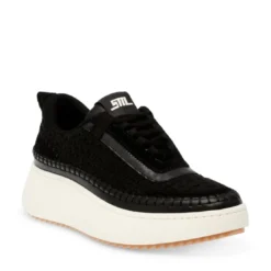Steve MaddenBaskets synthétique noir/blanc DOUBLETAKE