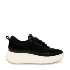 Steve MaddenBaskets synthétique noir/blanc DOUBLETAKE