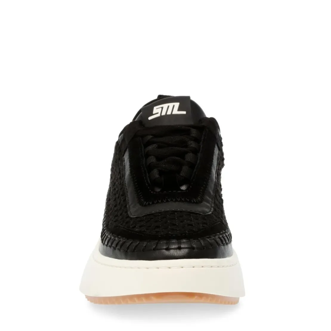 Steve MaddenBaskets synthétique noir/blanc DOUBLETAKE