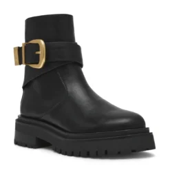 Steve MaddenBottes femme Noires en cuir