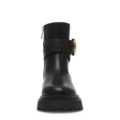 Steve MaddenBottes femme Noires en cuir