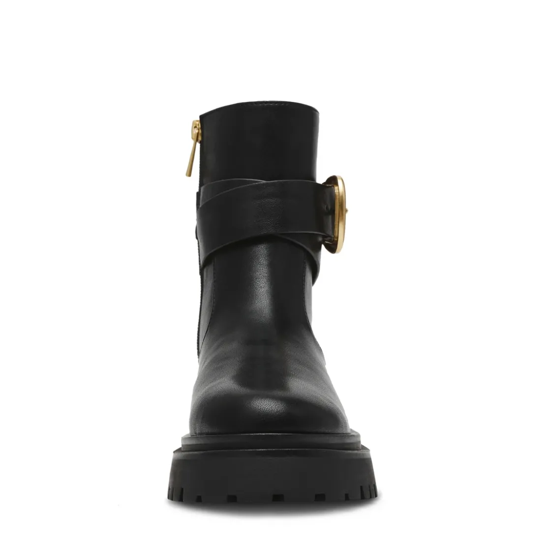 Steve MaddenBottes femme Noires en cuir