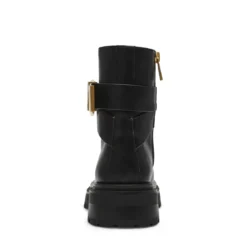 Steve MaddenBottes femme Noires en cuir