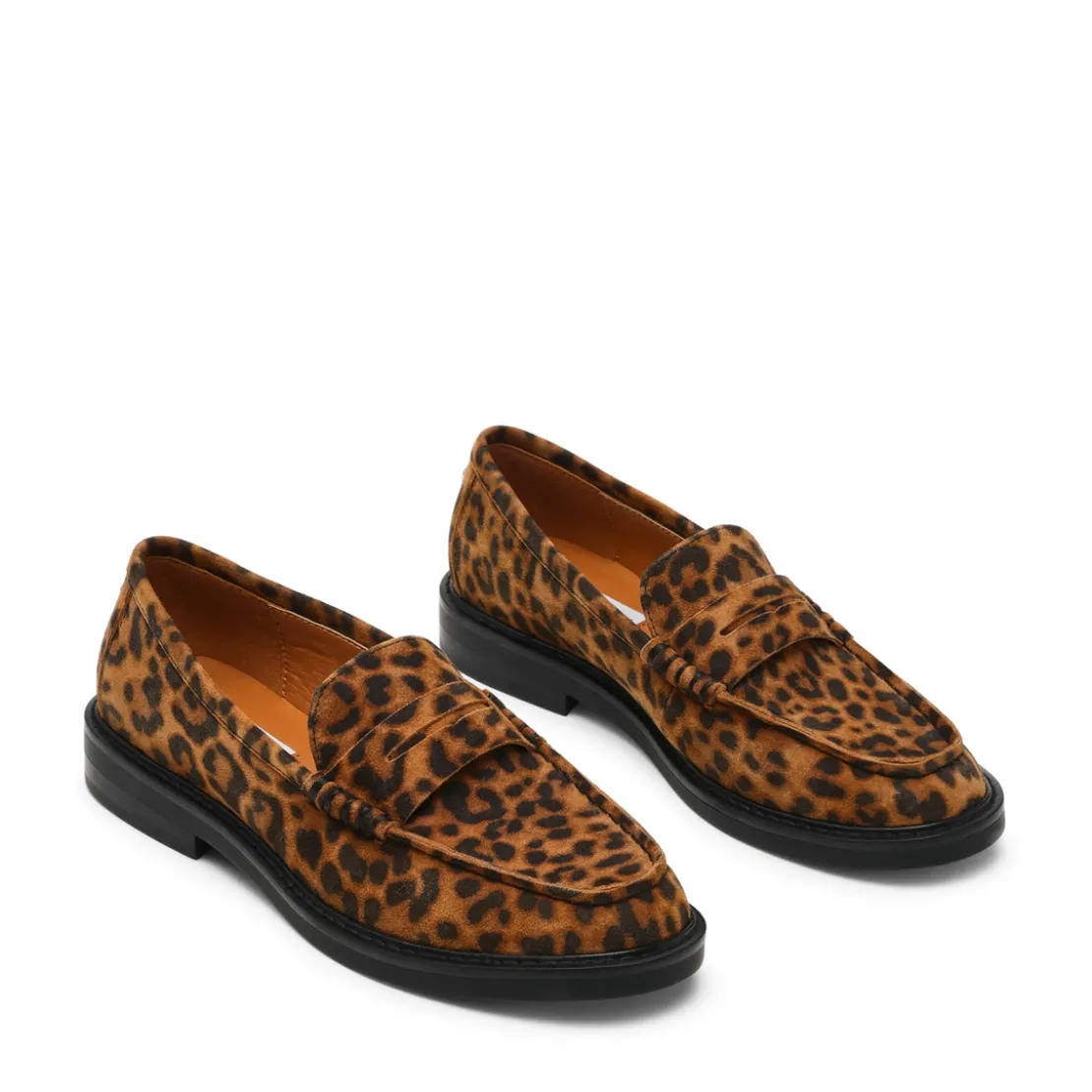 Steve Maddenmocassin femme Léopard-Adison en cuir