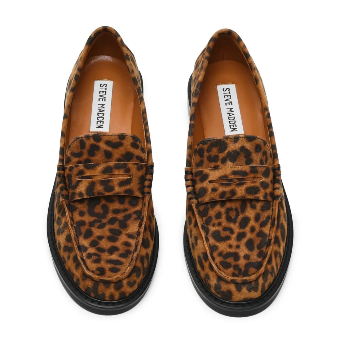Steve Maddenmocassin femme Léopard-Adison en cuir