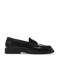 Steve Maddenmocassin femme Noir-Adison en cuir