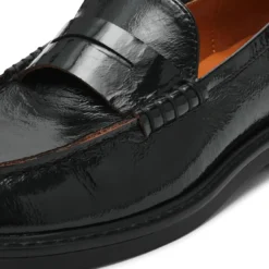 Steve Maddenmocassin femme Noir-Adison en cuir