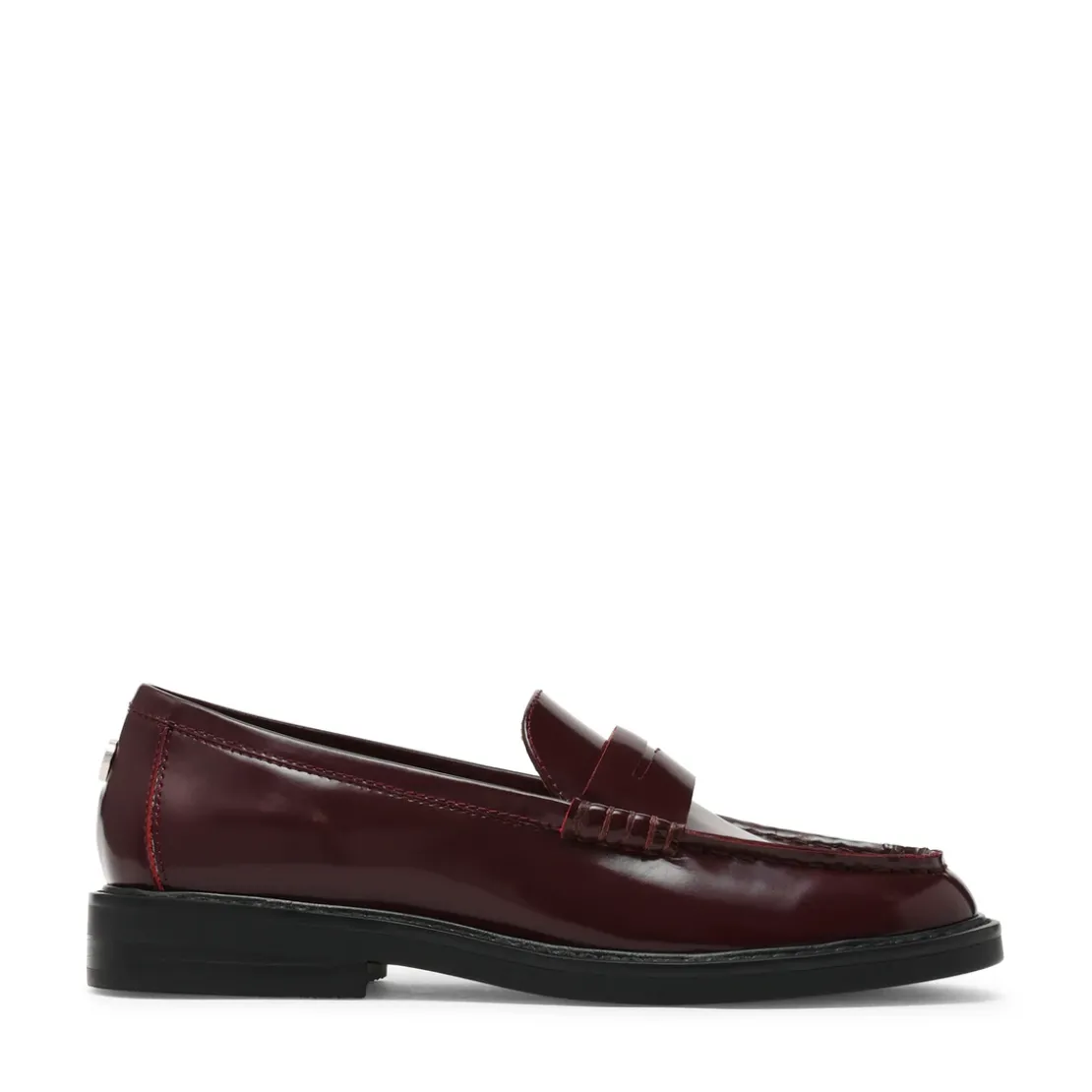 Steve Maddenmocassin femme Rouge-Adison en cuir