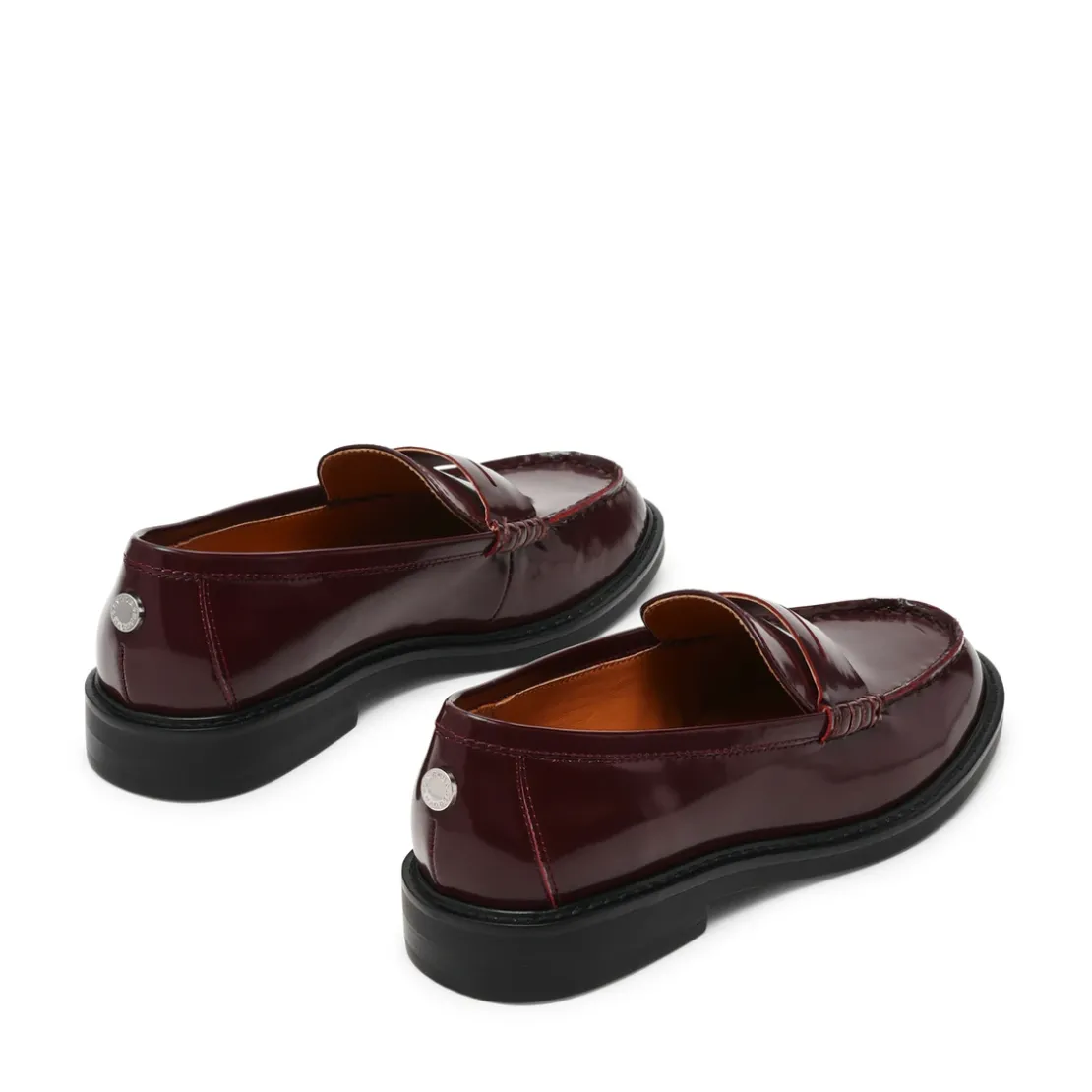 Steve Maddenmocassin femme Rouge-Adison en cuir