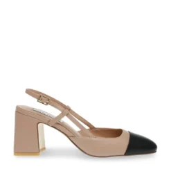 Steve MaddenSandale en cuir marron et noir Zeina