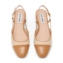 Steve MaddenSlingback Belinda en cuir marron