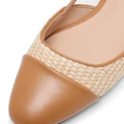 Steve MaddenSlingback Belinda en cuir marron