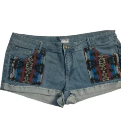 Struggle'sJean short Denim Bleach bleu