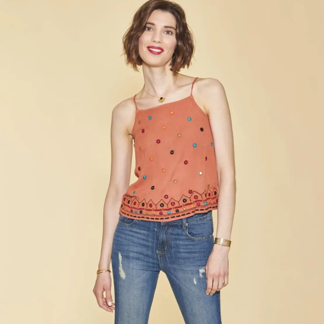 3 SUISSESBlouse femme - Marron