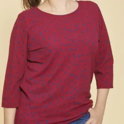 3 SUISSESBlouse manches 3/4 noeud bas du dos femme