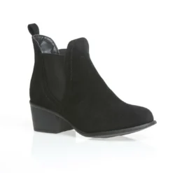 3 SUISSESBottines élastiques latéraux femme - Noir