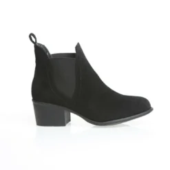 3 SUISSESBottines élastiques latéraux femme - Noir