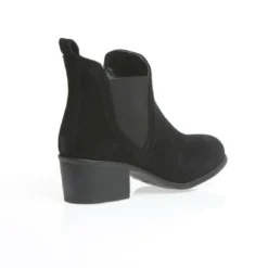 3 SUISSESBottines élastiques latéraux femme - Noir