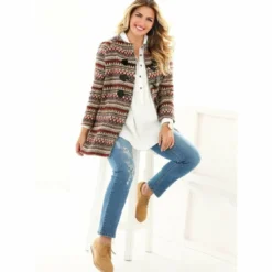 3 SUISSESJean 5 poches délavé déchirures et pierres femme - Bleu en coton