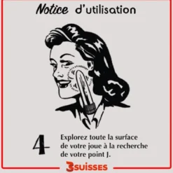 3 SUISSESMini-Vibromasseur Orange