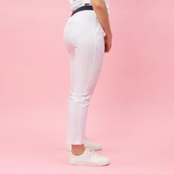 3 SUISSESPantalon élastique coupe 5 poches femme - ÉCRU blanc