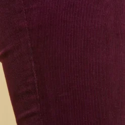 3 SUISSESPantalon 5 poches femme 3 SUISSES COLLECTION aubergine en coton