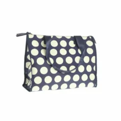 3 SUISSESSac à main carré à pois avec anses femme - Bleu