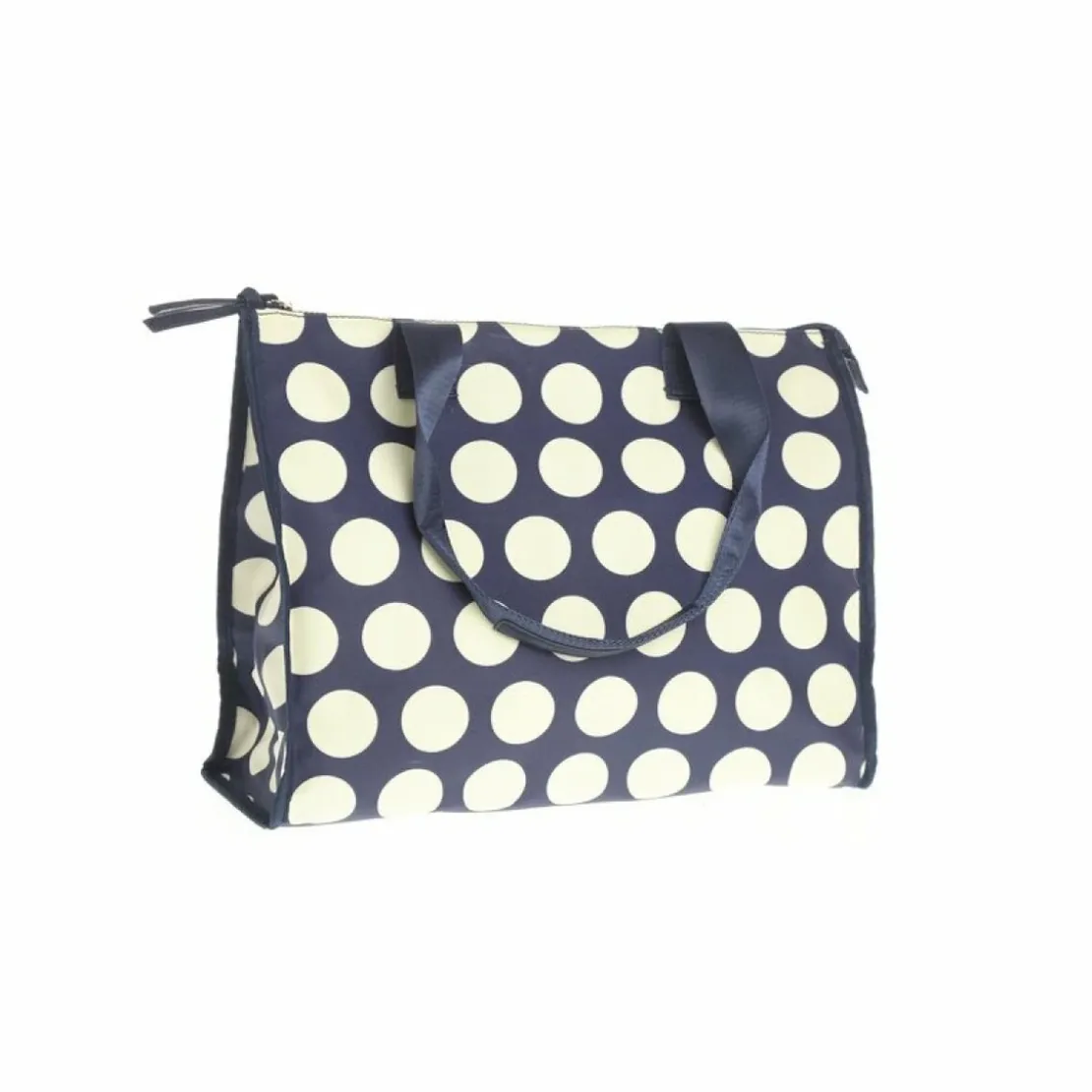 3 SUISSESSac à main carré à pois avec anses femme - Bleu