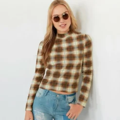 3 SUISSESTee-shirt à manches longues multicolore en coton