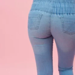3 SUISSESTregging en jean élastique femme bleu