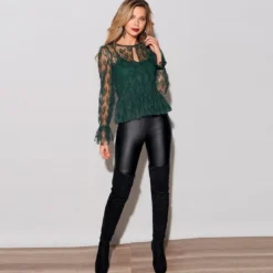 3 SUISSESTregging taille élastique intérieure femme - Noir