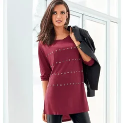 3 SUISSEST-shirt - Rouge en coton